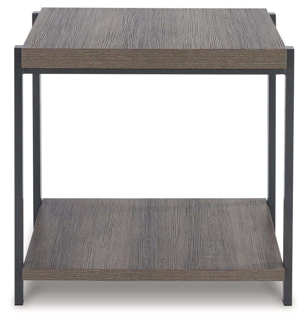 Wilmaden Gray/black Table (Set Of 3) - Ella Furniture