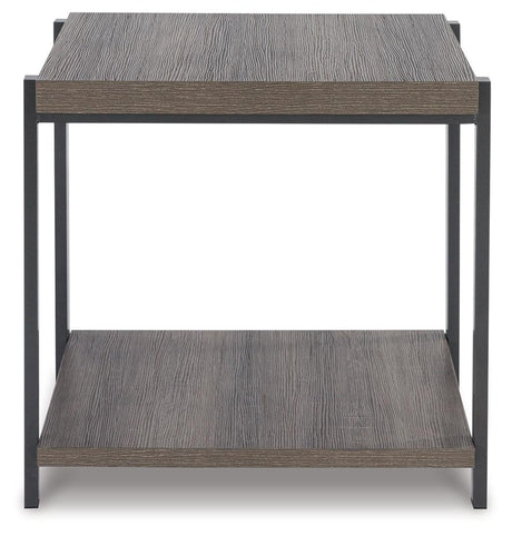 Wilmaden Gray/black Table (Set Of 3) - Ella Furniture