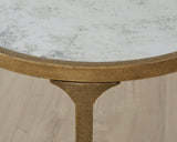 Korajane Antique Gold End Table
