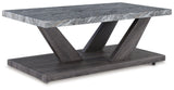 Bensonale Contemporary Brown and Gray 3-Piece Table Set