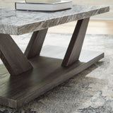 Bensonale Contemporary Brown and Gray 3-Piece Table Set