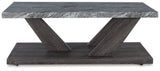 Bensonale Contemporary Brown and Gray 3-Piece Table Set