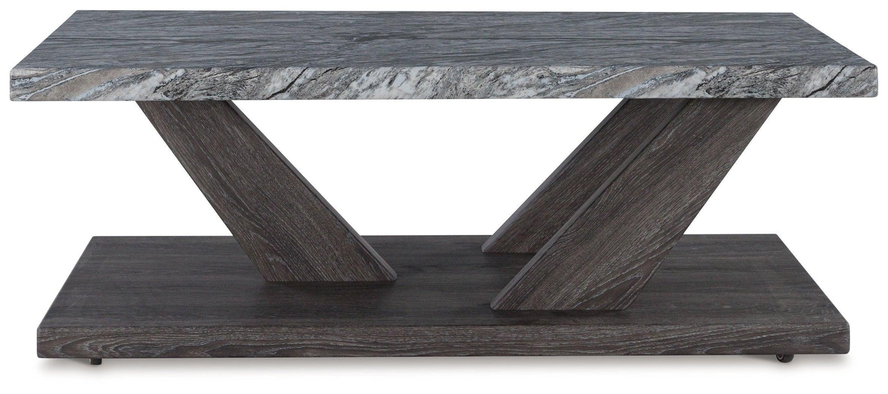 Bensonale Contemporary Brown and Gray 3-Piece Table Set