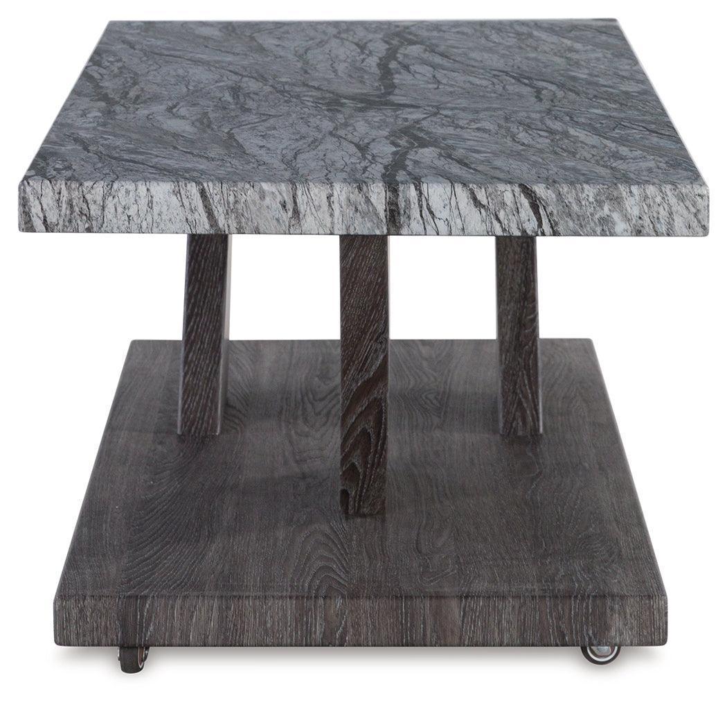 Bensonale Contemporary Brown and Gray 3-Piece Table Set