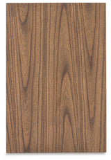 Landocken 3-Piece Brown Wood and Blue Slate Accent Table Set