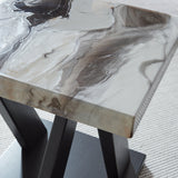 Cendill Dark Brown/White/Black Table (Set of 3)