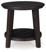 Celamar Dark Brown End Table - Ella Furniture