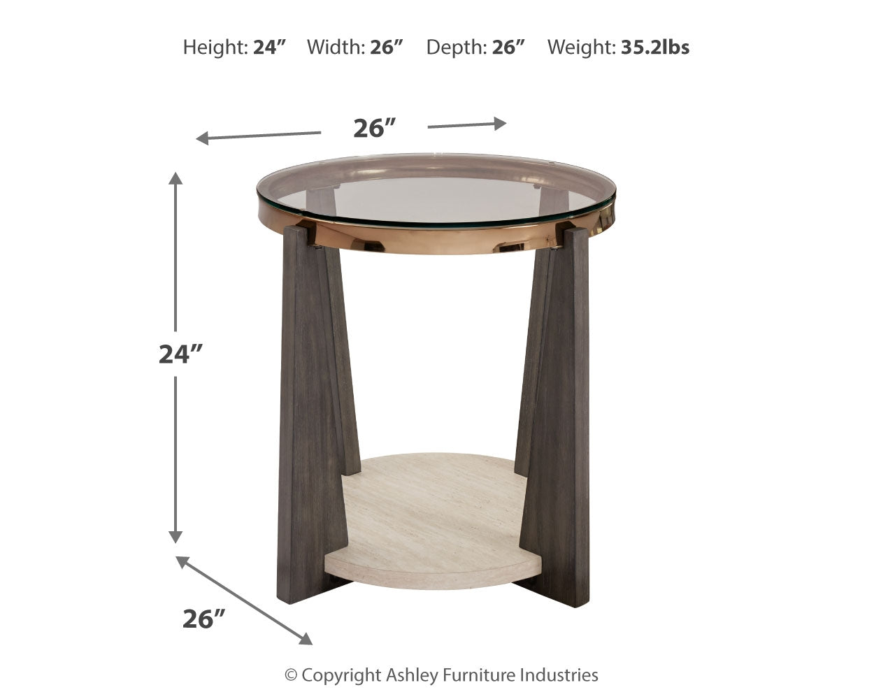 Frazwa Multi Coffee Table with 1 End Table