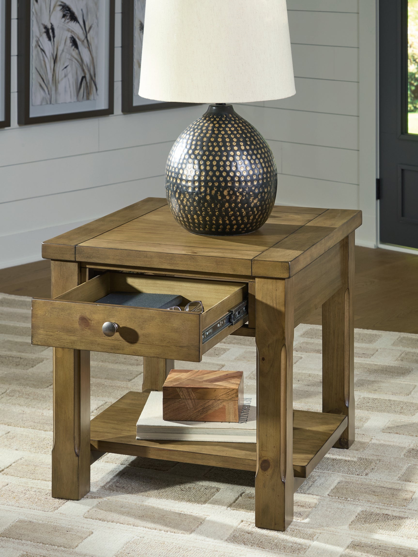 Vandenmore Medium Brown End Table