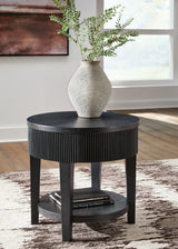 Marstream Black Coffee Table with 1 End Table