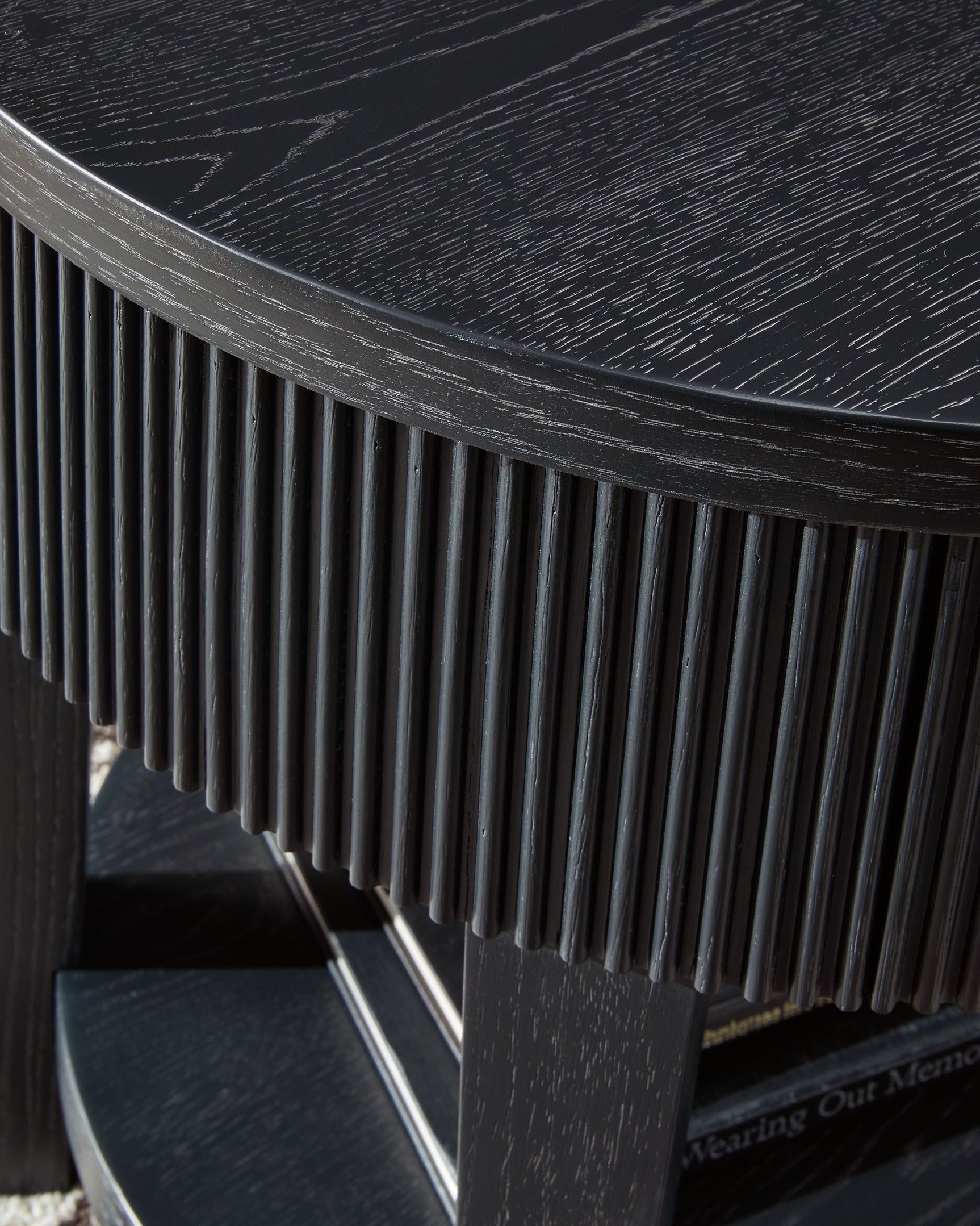 Marstream Black Coffee Table with 1 End Table