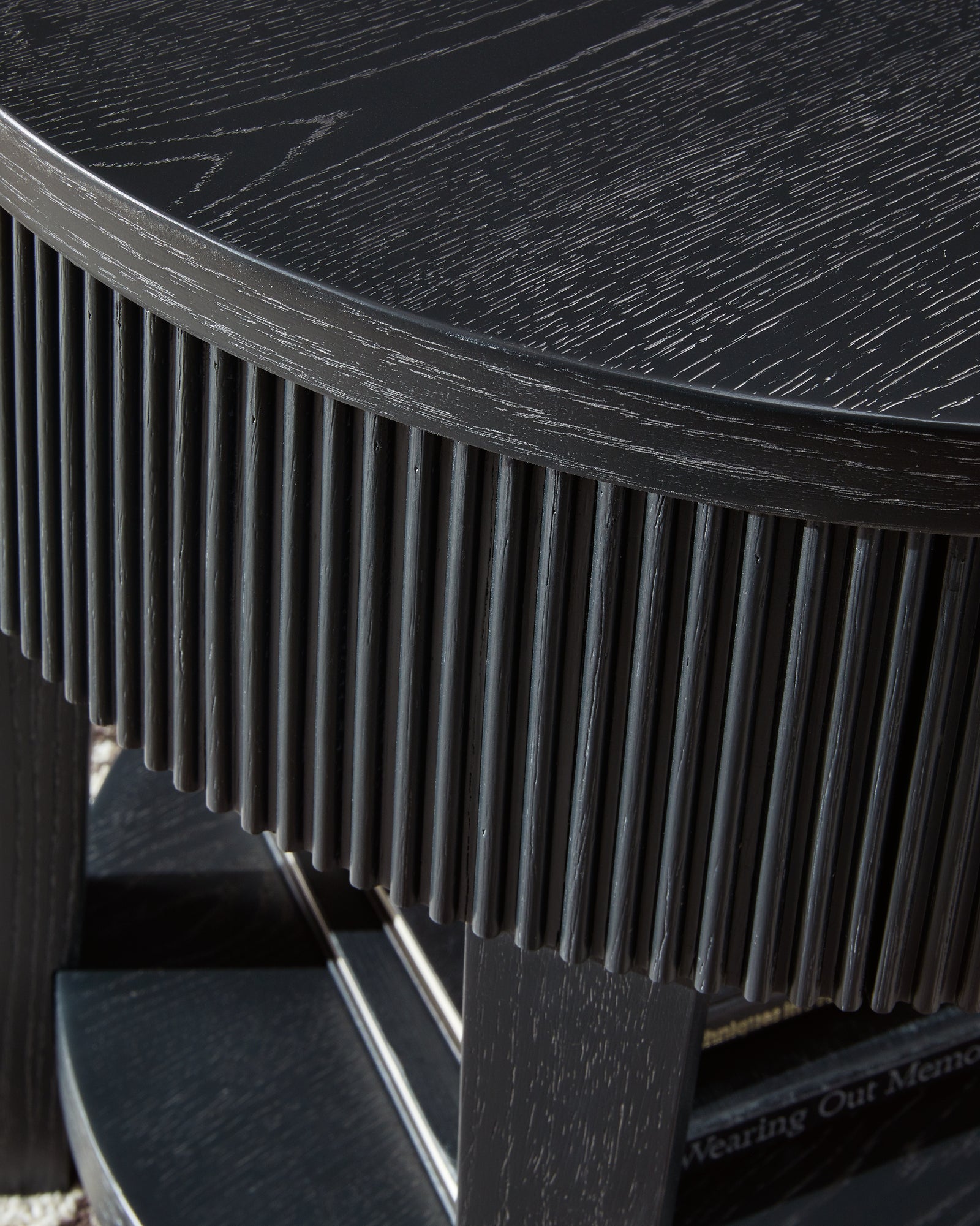 Marstream Black Coffee Table with 2 End Tables