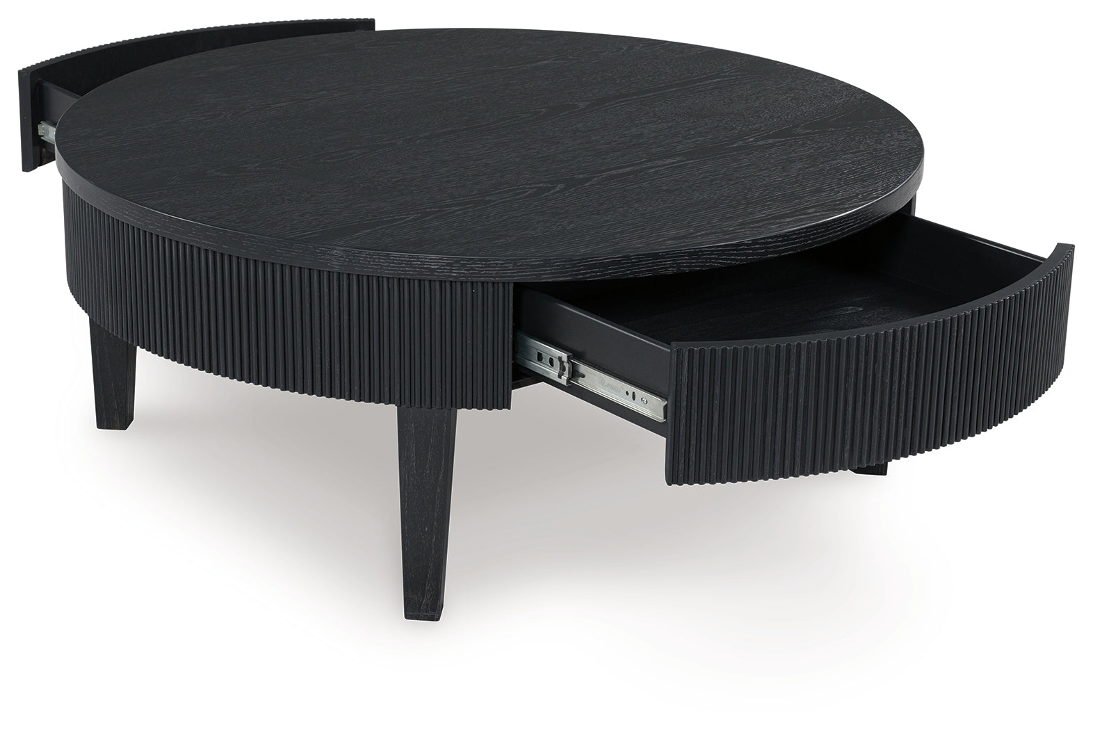 Marstream Black Coffee Table with 1 End Table