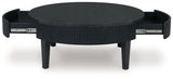 Marstream Black Coffee Table with 1 End Table