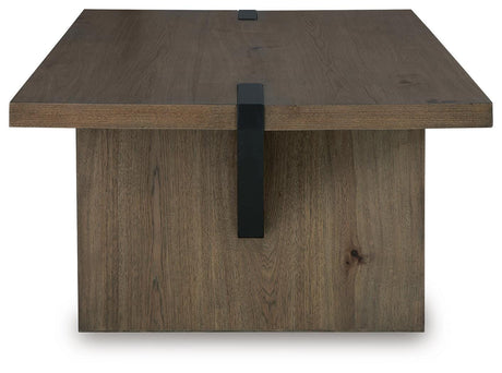 Kandinew Light Brown Coffee Table view 5