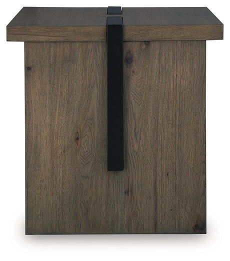 Kandinew Light Brown End Table view 5