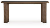 Dontayne Warm Brown Sofa Table view 4