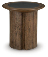 Dontayne Warm Brown End Table view 4