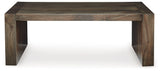 Dreggan Brown Coffee Table with 2 End Tables