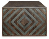 Dreggan Brown Coffee Table with 2 End Tables