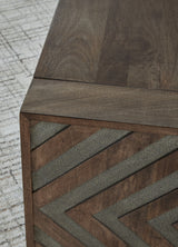 Dreggan Brown Coffee Table with 2 End Tables