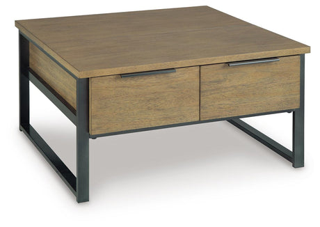 Montia Light Brown Lift-Top Coffee Table from Ella Furniture