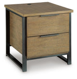 Montia Light Brown End Table from Ella Furniture