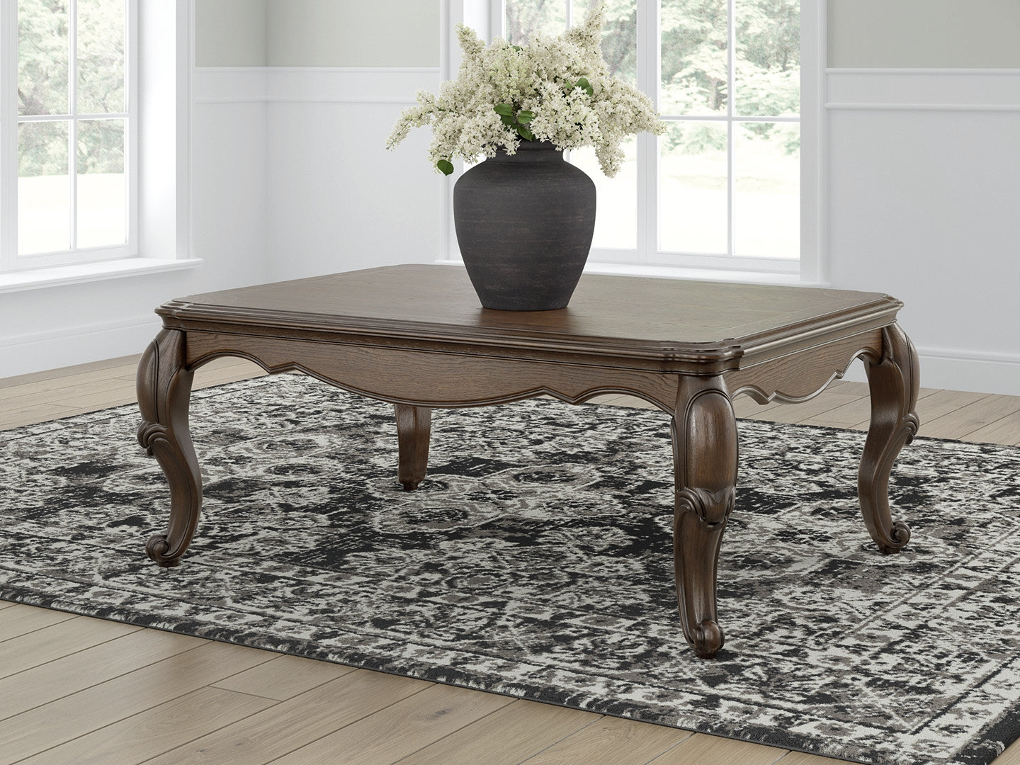 Maylee Dark Brown Coffee Table