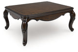 Maylee Dark Brown Coffee Table