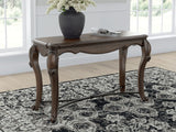 Maylee Dark Brown Sofa Table