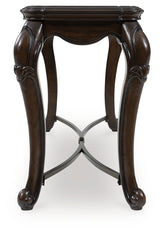 Maylee Dark Brown Sofa Table