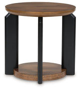 Kraeburn Brown/Black End Table