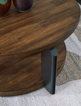 Kraeburn Brown/Black Coffee Table