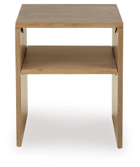 Ella Grove Rich Brown End Table view 3