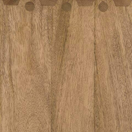 Ella Grove Rich Brown Console finish detail