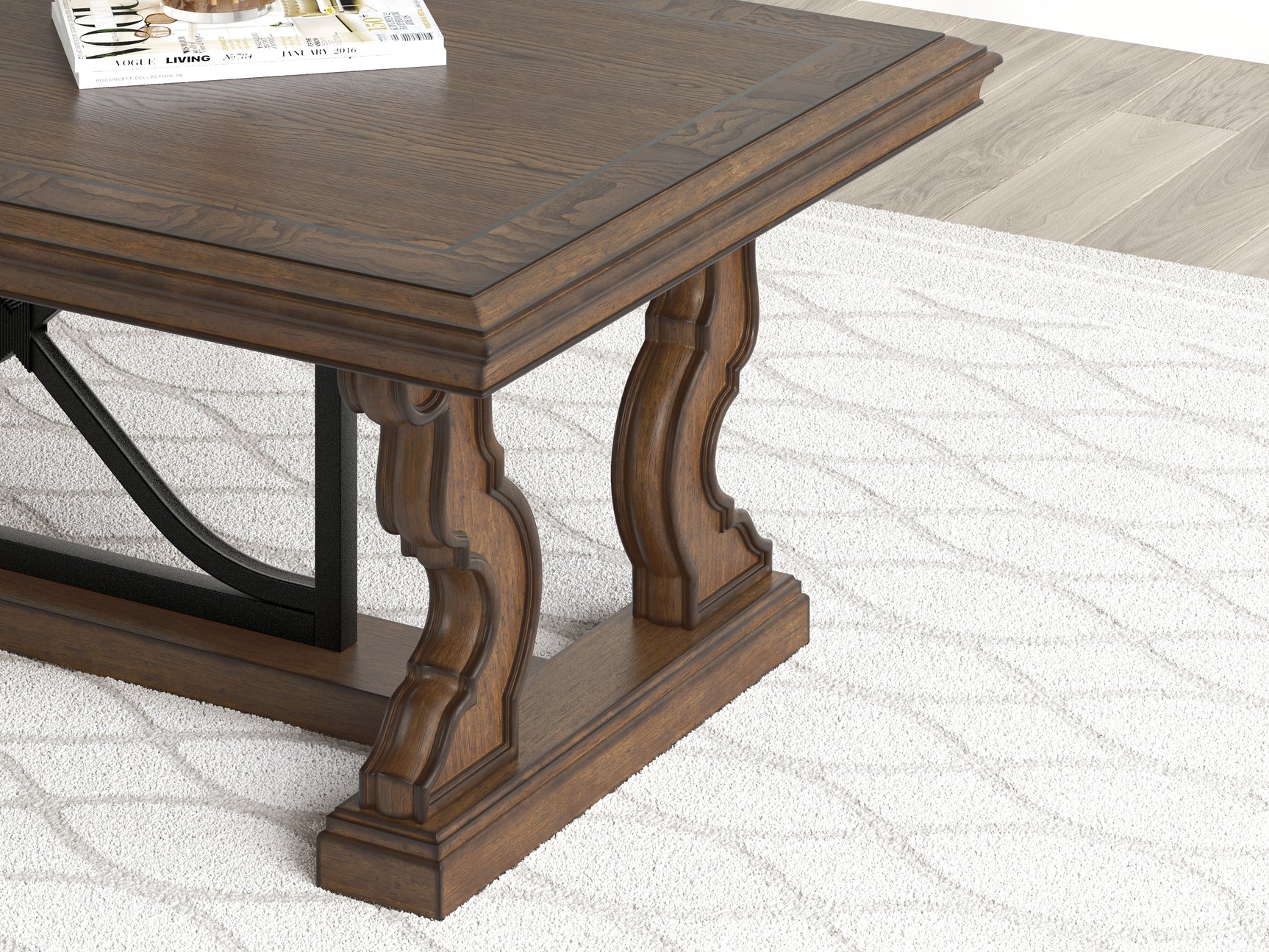 Maylee Dark Brown Coffee Table