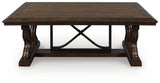 Maylee Dark Brown Coffee Table
