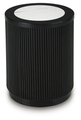 Grayman Black End Table view 2