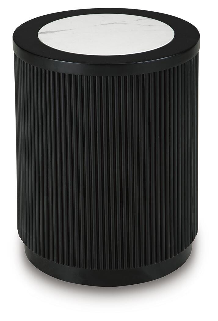 Grayman Black End Table view 2