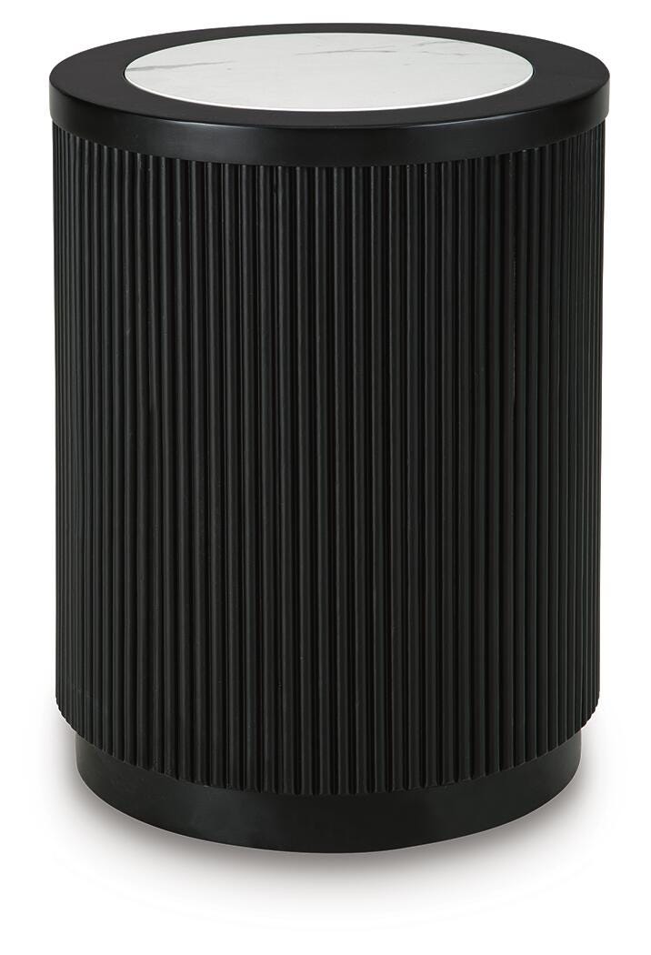 Grayman Black End Table view 3