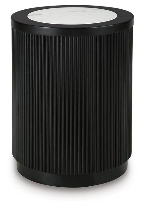 Grayman Black End Table view 3