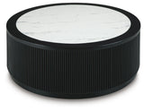 Grayman Black Coffee Table view 2