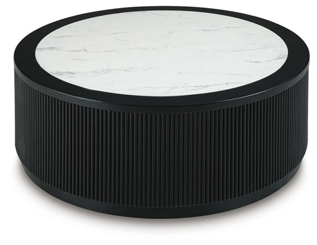 Grayman Black Coffee Table view 2