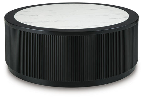 Grayman Black Coffee Table view 3