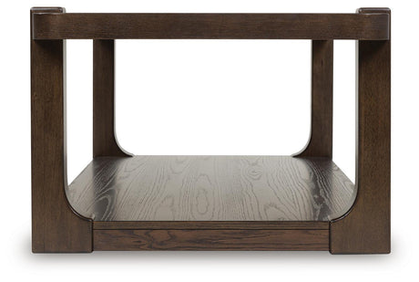 Breckington Dark Brown Coffee Table view 5