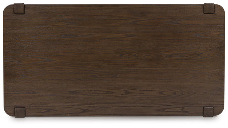 Breckington Dark Brown Coffee Table view 6