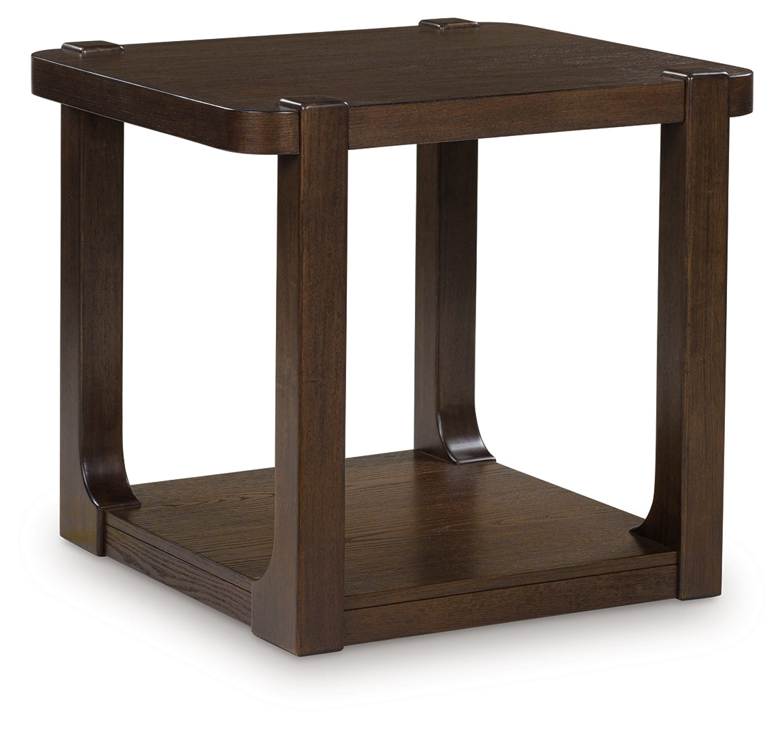 Breckington Dark Brown End Table