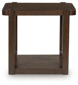 Breckington Dark Brown End Table