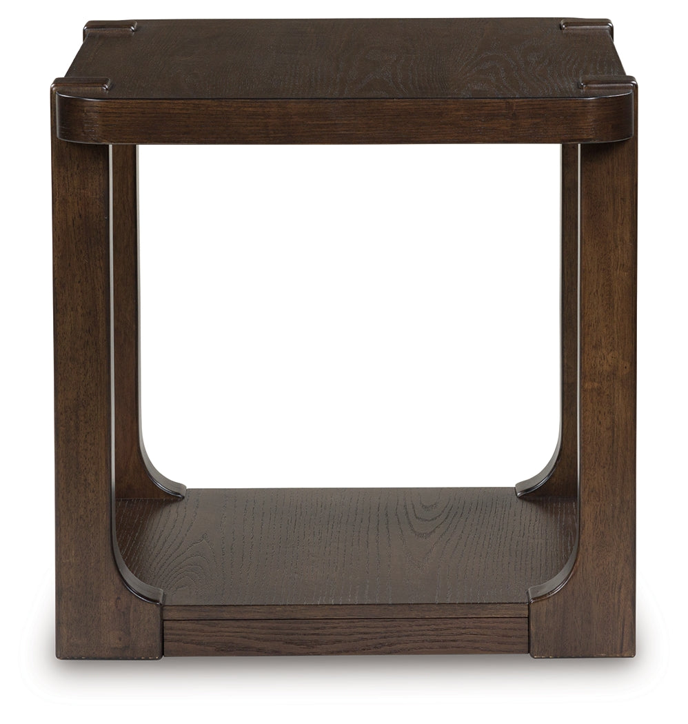 Breckington Dark Brown End Table