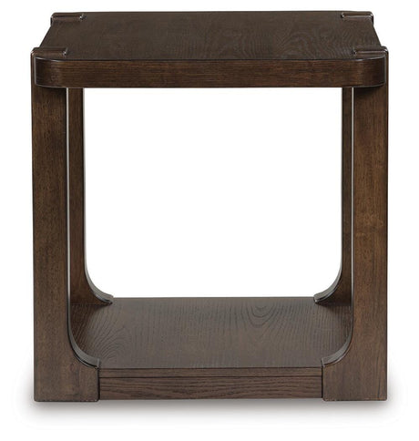 Breckington Dark Brown End Table view 5